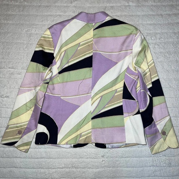 LUCIA Lavender Multi-Color Patterned Blazer - Picture 7 of 11